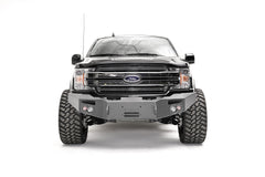 Fab Fours Premium Winch Front Bumper, No Guard, 2-Stage Black Powder Coat FF18-H4551-1