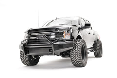 Fab Fours Black Steel Front Bumper, Pre-Runner Guard, 2-Stage Black Powder Coat FF18-K4562-1
