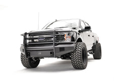 Fab Fours Elite Front Bumper, Full Grill Guard, 2-Stage Black Powder Coat FF18-R4560-1