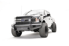 Fab Fours Elite Front Bumper, No Guard, 2-Stage Black Powder Coat FF18-R4561-1