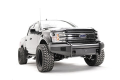 Fab Fours Elite Front Bumper, No Guard, 2-Stage Black Powder Coat FF18-R4561-1