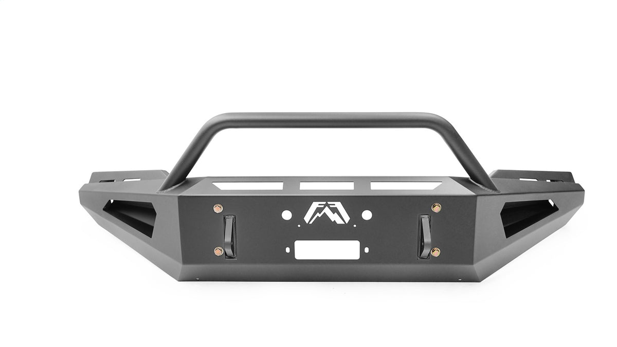 Fab Fours Red Steel Front Bumper, Pre-Runner Guard FF18-RS4562-1