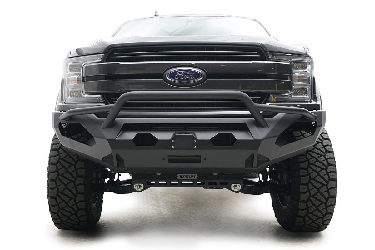 Fab Fours Matrix Front Bumper, Pre-Runner Guard, Bare Steel FF18-X4552-B