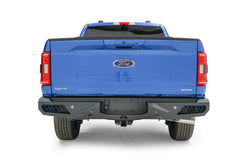Fab Fours Vengeance Rear Bumper, Sensor Compatible, Bare Steel FF21-E5051-B