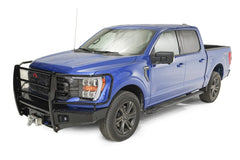 Fab Fours Black Steel Front Bumper, Full Grill Guard, Black Powder Coat FF21-K5060-1