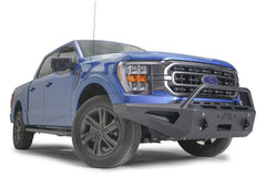 Fab Fours Red Steel Front Bumper, Black Powder Coat FF21-RS5162-1