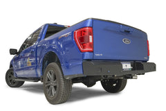 Fab Fours Red Steel Rear Bumper, Sensor Compatible, Black Powder Coat FF21-RT5150-1