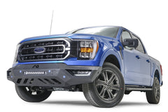 Fab Fours Vengeance Front Bumper, No Guard, Sensor Compatible, 2-Stage Black Powder Coat FF21-V5151-1