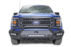 Fab Fours Vengeance Front Bumper, Pre-Runner Guard, Sensor Compatible, 2-Stage Black Powder Coat FF21-V5152-1