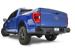 Fab Fours Premium Rear Bumper, Sensor Compatible, 2-Stage Black Powder Coat FF21-W5051-1