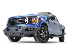 Fab Fours Matrix Front Bumper, No Guard, Sensor Compatible, Bare Steel FF21-X4751-B