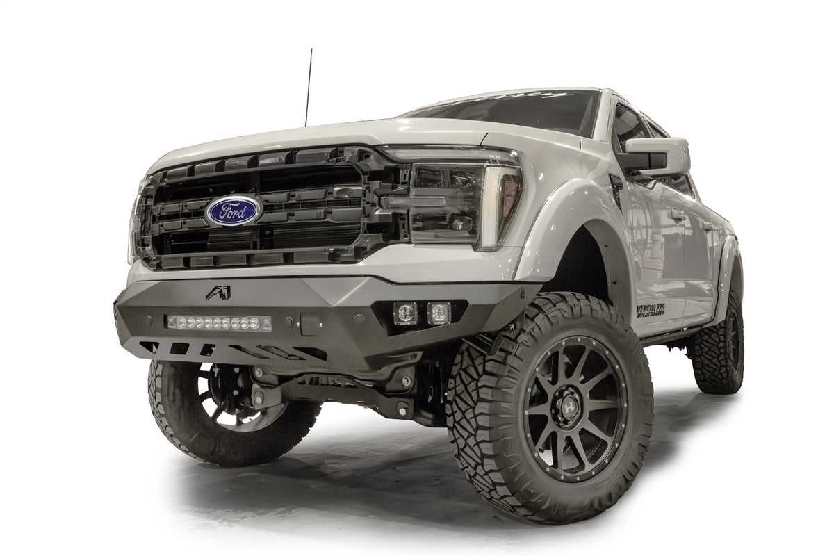Fab Fours Vengeance Front Bumper, No Guard, Bare Steel FF24-D6551-B