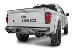 Fab Fours Vengeance Rear Bumper, Sensor Compatible, Matte Black Powder Coat FF24-E6551-1
