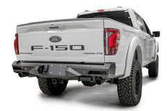 Fab Fours Vengeance Rear Bumper, Sensor Compatible, Bare Steel FF24-E6551-B