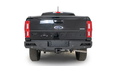 Fab Fours Vengeance Rear Bumper, Sensor Compatible, 2-Stage Black Powder Coat FR19-E4851-1
