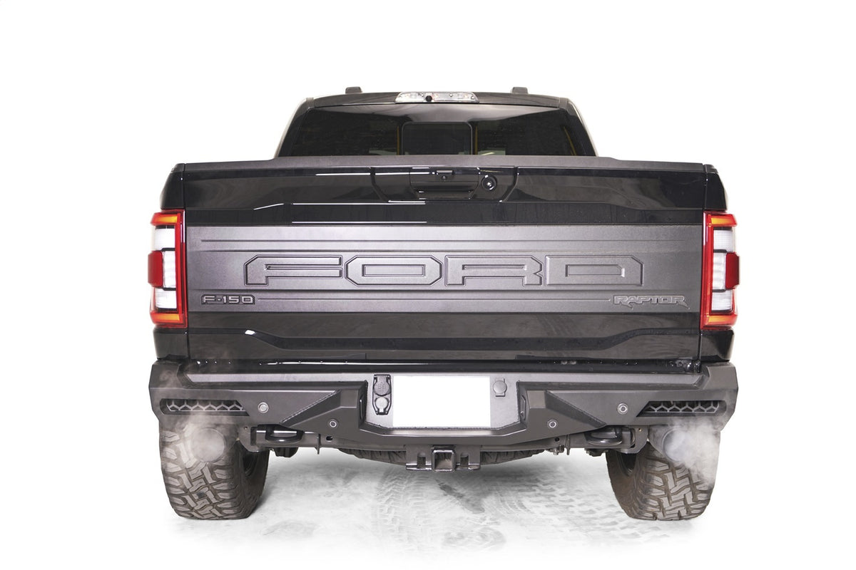 Fab Fours Vengeance Rear Bumper, 2-Stage Black Powder Coat FR21-E5351-1