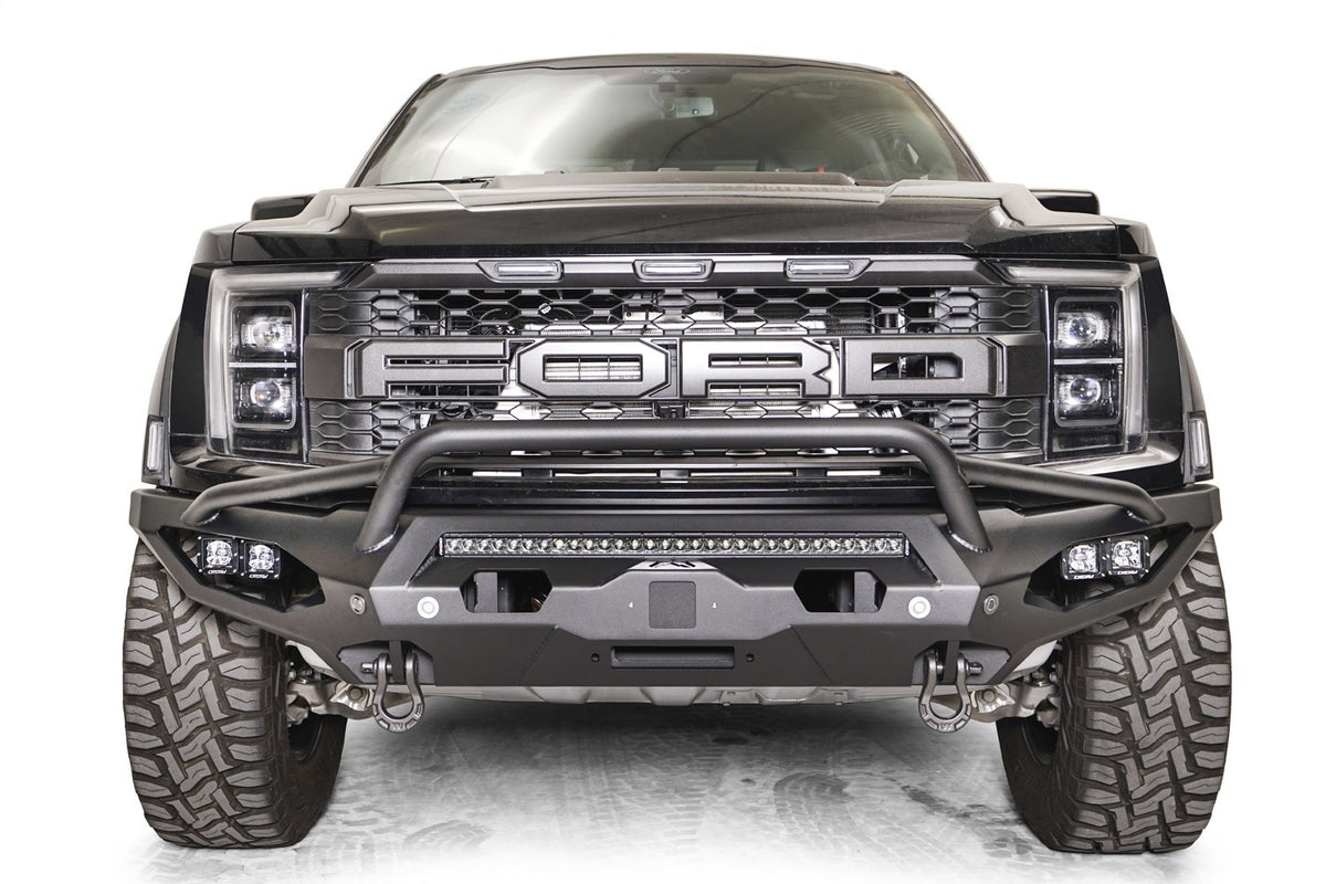 Fab Fours Matrix Front Bumper, Pre-Runner Guard, 2-Stage Black Powder Coat FR21-X5352-1