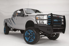 Fab Fours Black Steel Front Ranch Bumper, Full Grill Guard, 2-Stage Black Powder Coat FS05-S1260-1