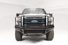 Fab Fours Black Steel Front Ranch Bumper, Full Grill Guard, 2-Stage Black Powder Coat FS05-S1260-1