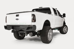 Fab Fours Vengeance Front Bumper, No Guard, Sensor Compatible, 2-Stage Black Powder Coat FS08-E1351-1