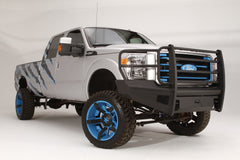 Fab Fours Elite Front Bumper, Full Grill Guard, 2-Stage Black Powder Coat FS08-Q1960-1