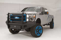 Fab Fours Elite Front Bumper, Full Grill Guard, 2-Stage Black Powder Coat FS08-Q1960-1