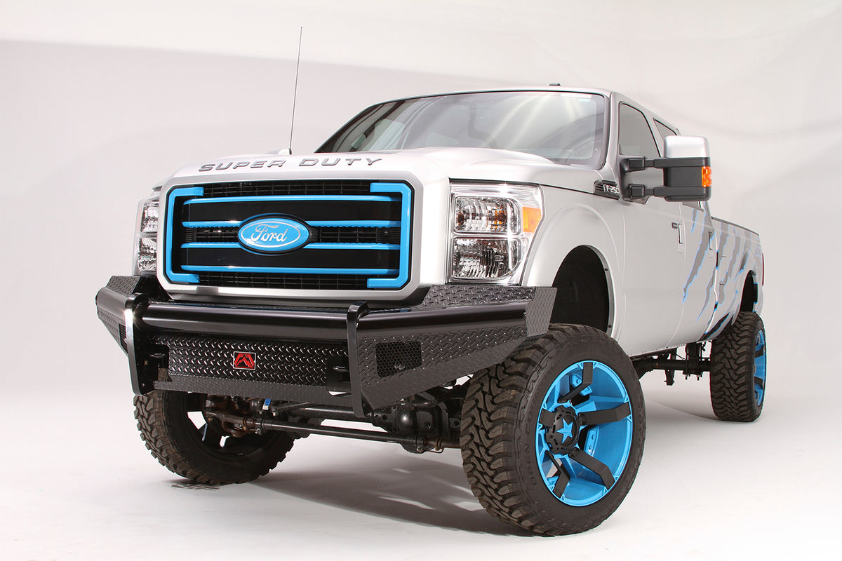 Fab Fours Black Steel Front Ranch Bumper, No Guard, 2-Stage Black Powder Coat FS08-S1961-1