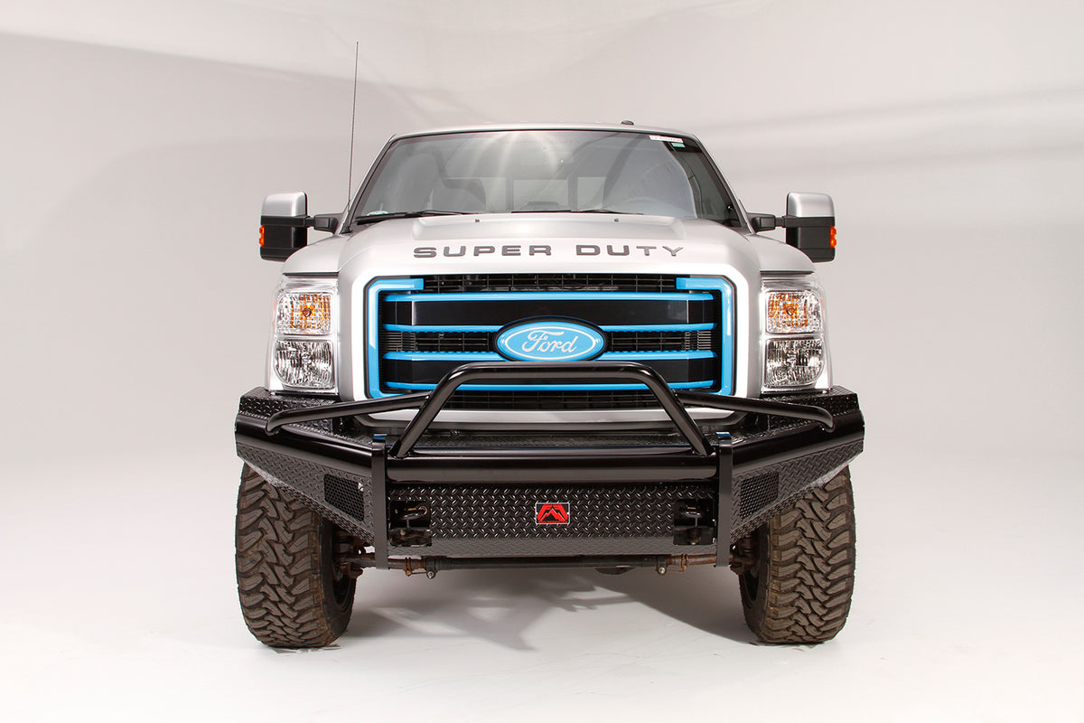 Fab Fours Black Steel Front Ranch Bumper, Pre-Runner Guard, 2-Stage Black Powder Coat FS08-S1962-1