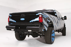 Fab Fours Black Steel Ranch Rear Bumper, 2-Stage Black Powder Coat FS08-T1350-1