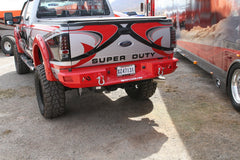 Fab Fours Heavy Duty Rear Bumper, 2-Stage Black Powder Coat FS08-W1350-1