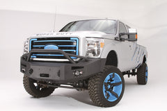Fab Fours Premium Heavy Duty Winch Front Bumper, Pre-Runner Guard, 2-Stage Black Powder Coat FS11-A2552-1