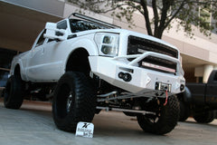 Fab Fours Premium Heavy Duty Winch Front Bumper, Pre-Runner Guard, 2-Stage Black Powder Coat FS11-A2552-1