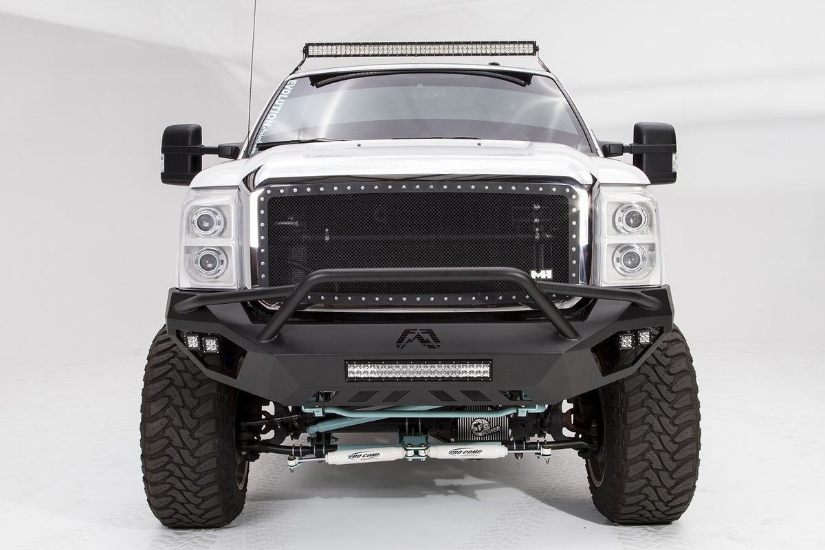 Fab Fours Vengeance Front Bumper, Pre-Runner Guard, 2-Stage Black Powder Coat FS11-V2652-1