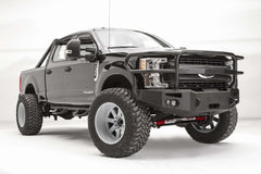Fab Fours Premium Winch Front Bumper, Full Grill Guard, 2-Stage Black Powder Coat FS17-A4150-1