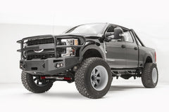 Fab Fours Premium Winch Front Bumper, Full Grill Guard, 2-Stage Black Powder Coat FS17-A4150-1