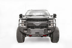 Fab Fours Premium Winch Front Bumper, Full Grill Guard, 2-Stage Black Powder Coat FS17-A4150-1