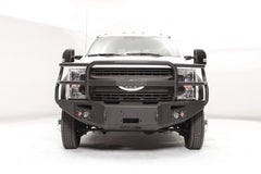 Fab Fours Premium Winch Front Bumper, Full Grill Guard, 2-Stage Black Powder Coat FS17-A4250-1