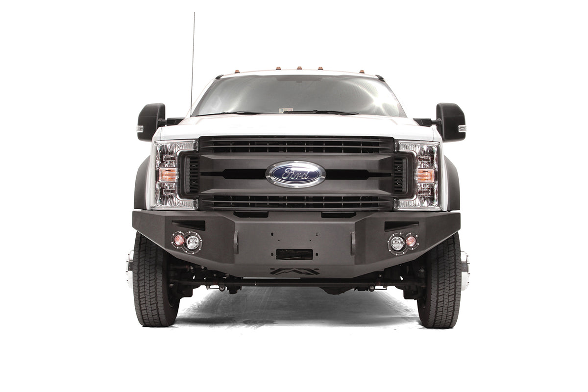 Fab Fours Premium Winch Front Bumper, No Guard, 2-Stage Black Powder Coat FS17-A4251-1