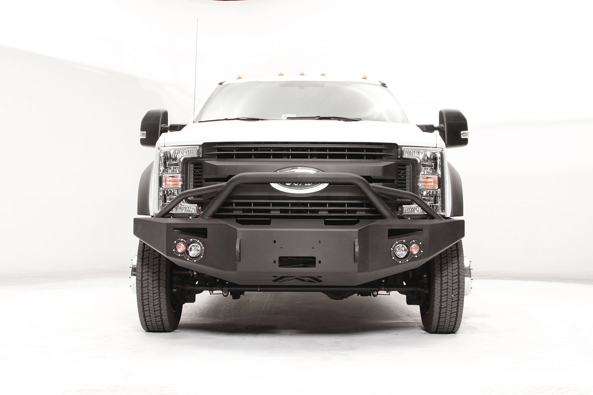 Fab Fours Premium Winch Front Bumper, Pre-Runner Guard, 2-Stage Black Powder Coat FS17-A4252-1