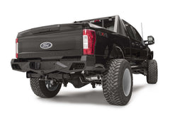 Fab Fours Vengeance Rear Bumper, Sensor Compatible, 2-Stage Black Powder Coat FS17-E4151-1