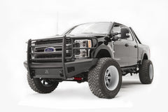 Fab Fours Elite Front Ranch Bumper, Full Grill Guard, 2-Stage Black Powder Coat FS17-Q4160-1