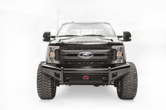 Fab Fours Black Steel Front Ranch Bumper, No Guard, 2-Stage Black Powder Coat FS17-S4161-1