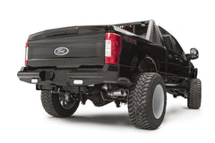 Fab Fours Black Steel Ranch Rear Bumper, 2-Stage Black Powder Coat FS17-T4150-1