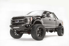 Fab Fours Vengeance Front Bumper, No Guard, 2-Stage Black Powder Coat FS17-V4151-1