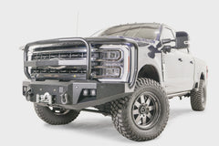 Fab Fours Premium Winch Front Bumper, Full Grill Guard, Bare Steel FS23-A5950-B