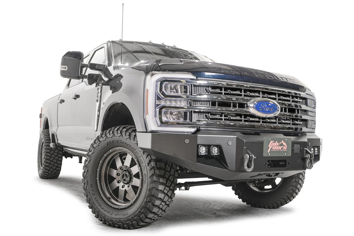 Fab Fours Premium Winch Front Bumper, No Guard, Bare Steel FS23-A5951-B