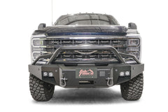 Fab Fours Premium Winch Front Bumper, Pre-Runner Guard, Bare Steel FS23-A5952-B