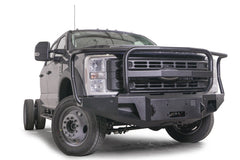 Fab Fours Premium Winch Front Bumper, Full Grill Guard, Bare Steel FS23-A5960-B