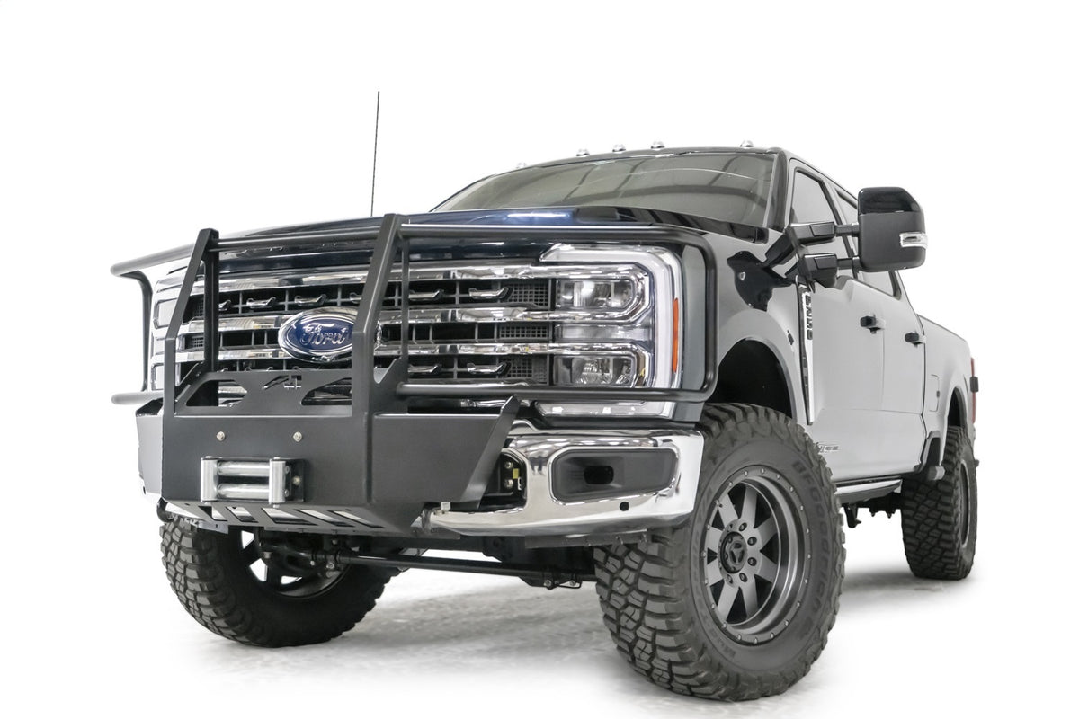 Fab Fours Winch Mount, Full Grill Guard, Matte Black Powder Coat FS23-N5970-1