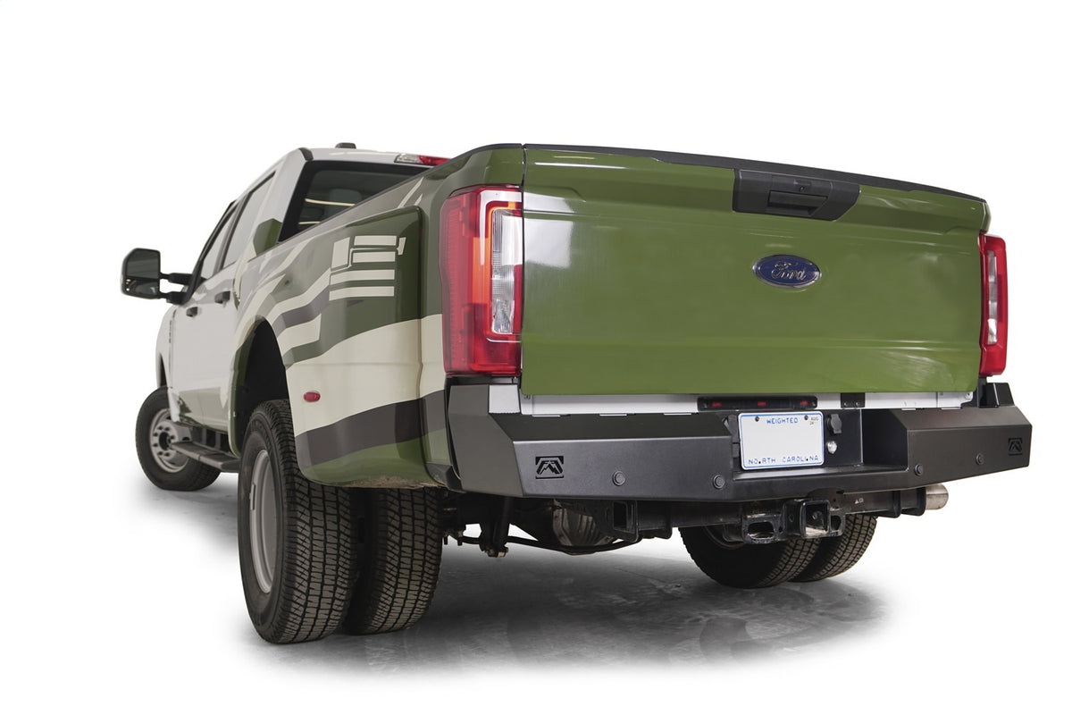 Fab Fours Red Steel Rear Bumper FS23-RT5950-1
